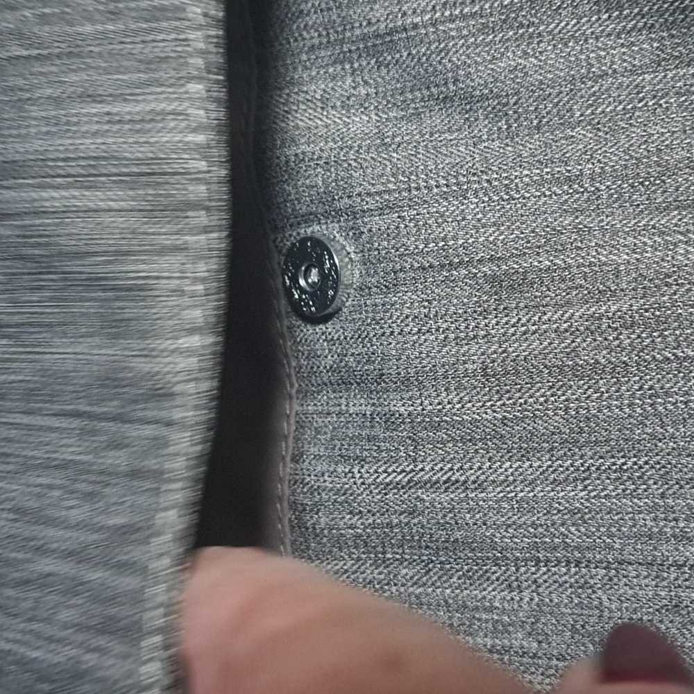 Kipling Gray Crossbody Bag. Unique.  #1      12x8 - Picture 4 of 6